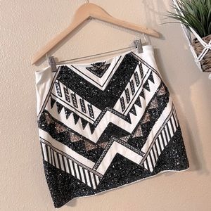 Express Sequin Skirt